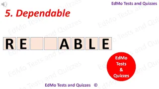 WORD CHALLENGE! Can you guess the word??? English Vocabulary Test
