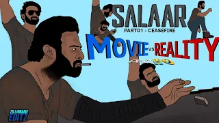SALAAR🦖 MOVIE 😎💫 vs 🤣😭REALITY 2D animation video | Prabhas | PruthviRaj | PrashanthNeel | Ravibasrur