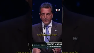 🇦🇷 La réplica de Sergio Massa a Javier Milei en el Debate Presidencial 2023