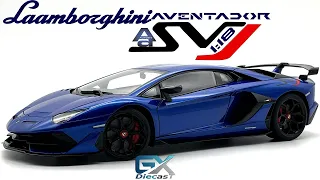 1/18 AUTOart Lamborghini Aventador SVJ (Metallic-Blue)