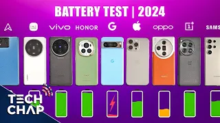 iPhone 15 Pro Max / Galaxy S24 Ultra / Xiaomi 14 Ultra / OnePlus 12 - BATTERY DRAIN Test!