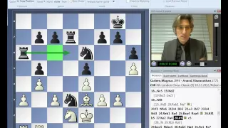 Magnus Carlsen - Vishy Anand, London Chess Classic Round 9, Play of the Day