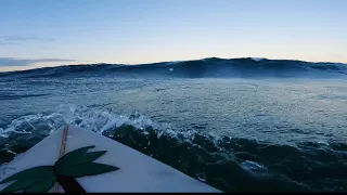 Surfing Currumbin Alley at Sunset