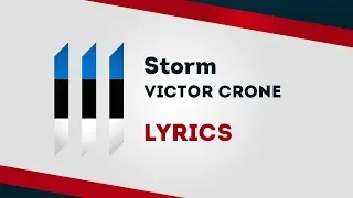 Estonia Eurovision 2019: Storm - Victor Crone [Lyrics] 🇪🇪