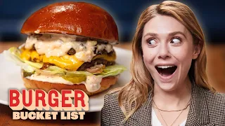 Elizabeth Olsen Gets a Burger Master Class | Burger Bucket List