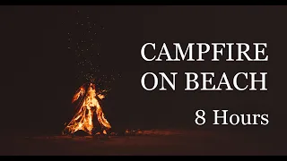 Feu de camp sur la plage - 8 heures - Firecamp on beach - 8 hours
