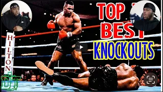 DOWNTIME REACTS MIKE TYSON GREATEST KNOCKOUTS