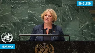 🇳🇴 Norway - Minister Addresses United Nations General Debate, 78th Session | #UNGA