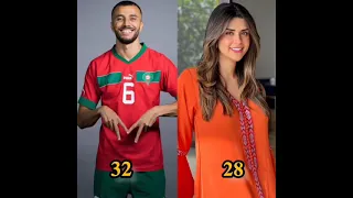 زوجات لعبين المنتخب المغربي 🇲🇦