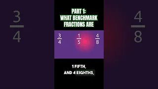 Part 1: Unlocking the Mystery: What Are Benchmark Fractions? #Shorts