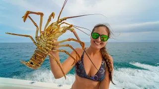 BIG LOBSTER Catch Clean and Cook! + FLORIDA Lobstering TIPS!