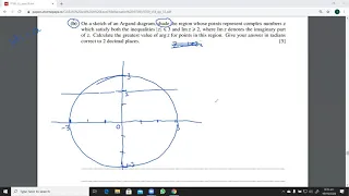 9709/June 18/32/Q.9. Past Paper Questions on Complex Numbers.