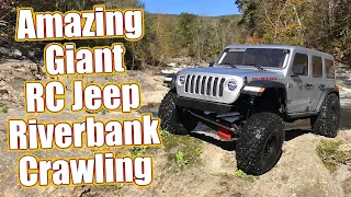 Amazing Giant RC Car! Axial Racing SCX6 Jeep Rubicon Rock Crawling | RC Driver