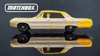 CHEVROLET IMPALA Matchbox diecast toy car RESTORATION - Renowacja