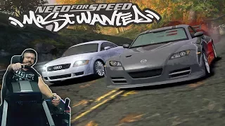 Соний на Audi TT vs Сисси на Mazda RX-8 прохождение Need for Speed Most Wanted