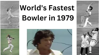 Fastest Bowler in the world . 1979 speed and accuracy test. Imran vs Lillee vs Holding vs Thompson
