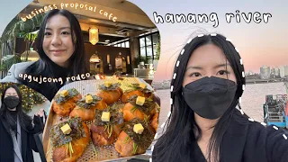 korea vlog: cafe hopping ikseondong, shopping in apgujeong, hybe insight, business proposal cafe