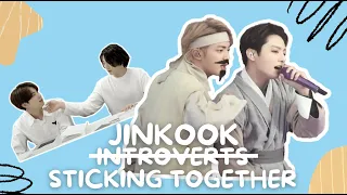 JinKook Sticking Together~ It's a JinKook Thing, Not an Introverts Thing