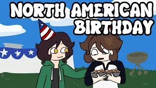 North American Birthdays (Animation)
