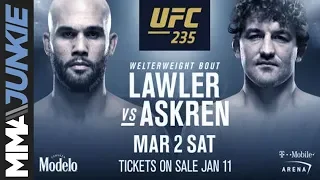 UFC 235 Fight Breakdown: Robbie Lawler vs. Ben Askren