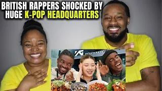 🇰🇷🇬🇧 FROM RAP TO KPOP! | Americans React to British Rappers Shocked by HUGE K Pop Headquarters