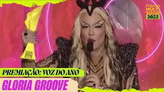 Gloria Groove ganha a categoria VOZ DO ANO | Prêmio Multishow 2022 | Música Multishow