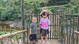 How much effort does a single mother have to spend to build a gate?