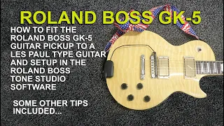 Roland Boss GK-5 Easy Installation on an LP Guitar | See how its done