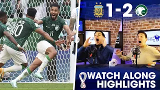 REACTING TO BIGGEST UPSET IN WORLD CUP HISTORY! Argentina 1-2 Saudi Arabia [WATCHALONG HIGHLIGHTS]