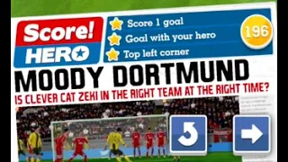 Score Hero Level 196 (3 Stars) Walkthrough - Bayern Munchen vs Borussia Dortmund