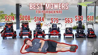 Toro Backyard Mowers - Reviewing ALL mowers that fit in your backyard !