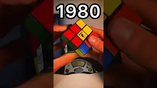 Rubik’s Cubes Then vs Now #shorts