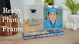 Resin Photo Frame Customised Gifts Tutorial | Graduation Photo Frame | DIY Resin Frame for Beginners