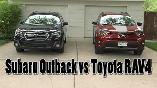 Outback vs RAV4 Adventure Series