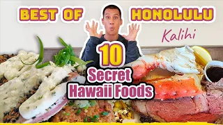 ULTIMATE FOOD TOUR IN HONOLULU - 10 Best Secret Hawaii Foods in Kalihi: Foods You Must Eat in Oahu