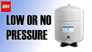 Reverse Osmosis Low or No Pressure - How To Fix - Home Master Under The Sink System