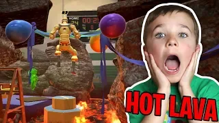 HOT LAVA FULL RELEASE / ULTIMATE PARKOUR DAD VS SON