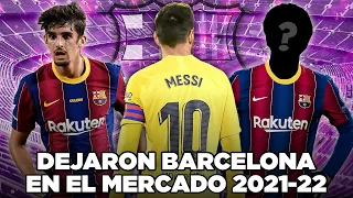 TODOS los JUGADORES que SE FUERON de BARCELONA ESTE MERCADO