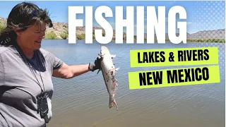 Fishing on the Rio Grande River and Caballo Lake New Mexico - S8.E43