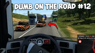 ★ IDIOTS on the road #12 - ETS2 TruckersMP | Funny Moments - Euro Truck Simulator 2 Multiplayer