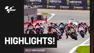 MotoGP™ Race Highlights 🤯 | 2023 #BritishGP 🇬🇧