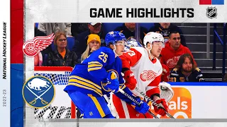 Red Wings @ Sabres 10/31 | NHL Highlights 2022