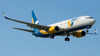 Azur Air Ukraine. Boeing 737-800NG. HESH-UKBB. Шарм-Эль-Шейх-Киев(Борисполь) Посадка