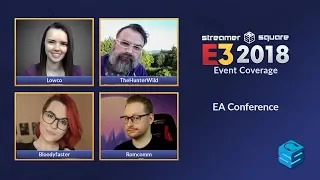 E3 2018 EA Livestream + Commentary w/ Lowco, TheHunterWild, Bloodyfaster, Romcomm