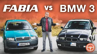 Auto pre začiatočníka: Fabia vs BMW 3 - volant.tv