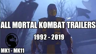 All Mortal Kombat Trailers (MK1 - MK11) | 1992 - 2019