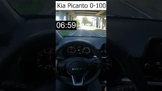2023 Kia Picanto 0-100 Acceleration