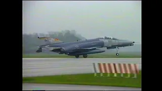 1995 LONDON INTERNATIONAL AIRSHOW - FRIDAY ARRIVAL DAY (JUNE 2/95) (See description for time stamps)