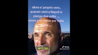 grazie mister Spalletti per queste parole, grande dentro e fuori dal campo non ti dimenticheremo mai