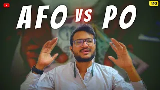 AFO vs Bank PO . Which is Better Job ? Full Comparison Video in Detail !!